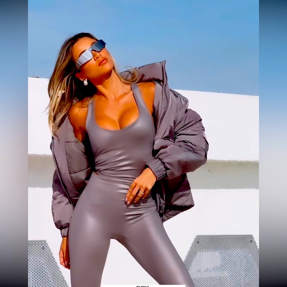 Fabletics Gray Jumpsuit